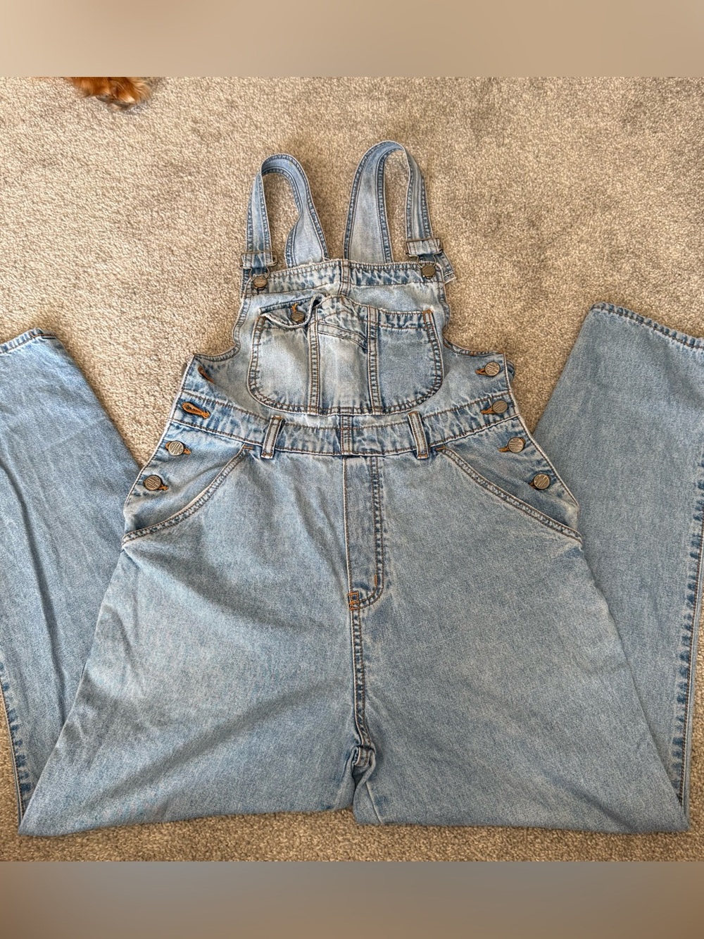 Vintage 90s GITANO Light Blue Denim Overalls